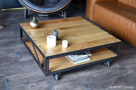  table basse a roulettes